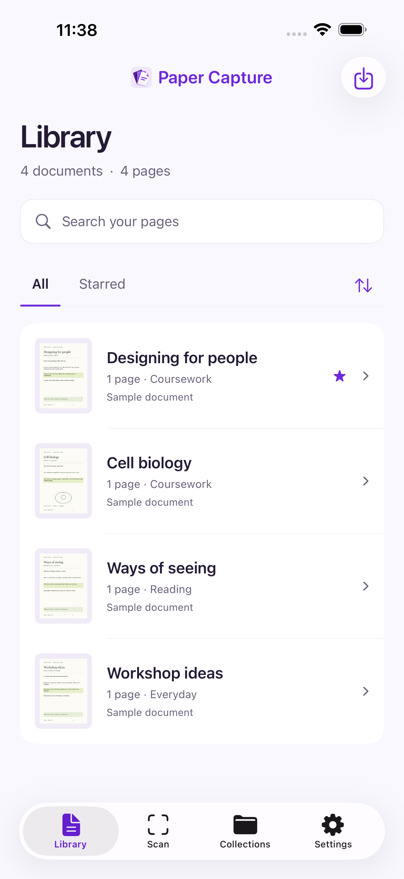 Paper Capture: Your papers, organized.